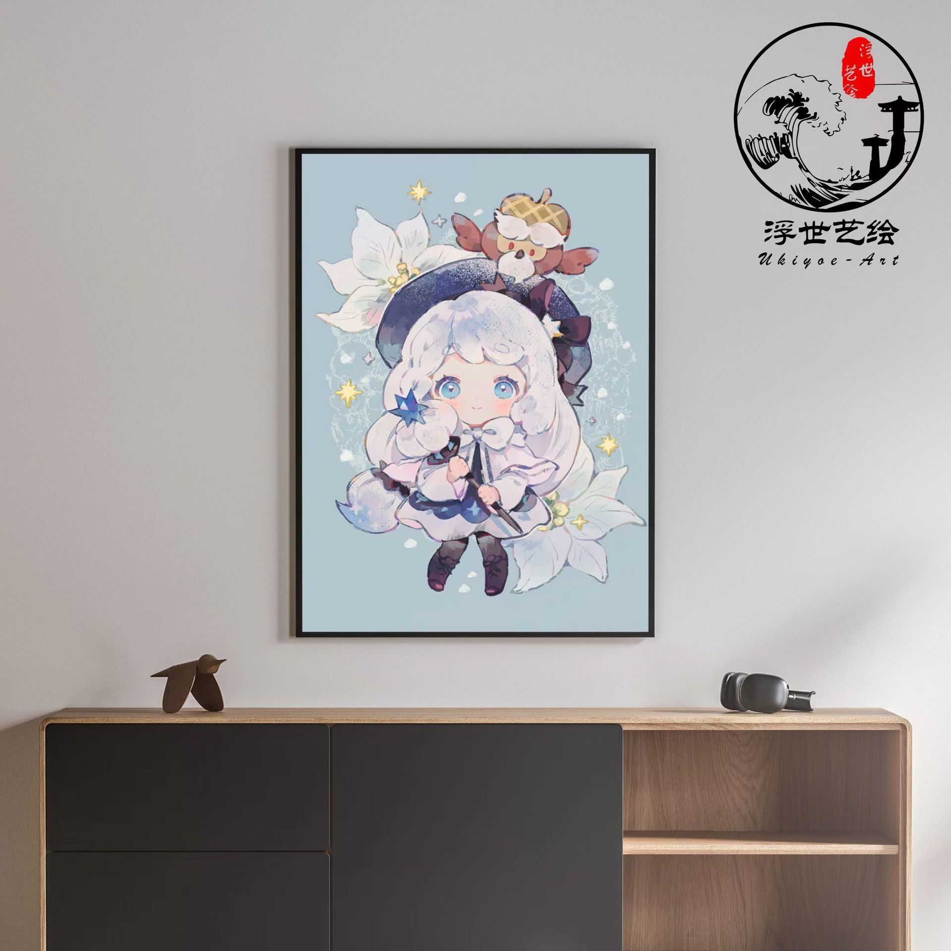 DIY pintura al óleo digital para colorear pintura linda chica corazón secundaria japonesa dibujos animados ins graffiti hecho a mano