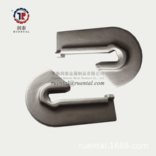 轨道夹板防爬器 铁路配件 锻压铁路紧固件 起重机轨道焊接压板