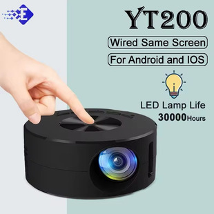 Home Projector Led Mini Micro Portable 1080P Hd Projector Manufacturers Wholesale Yt200 Micro