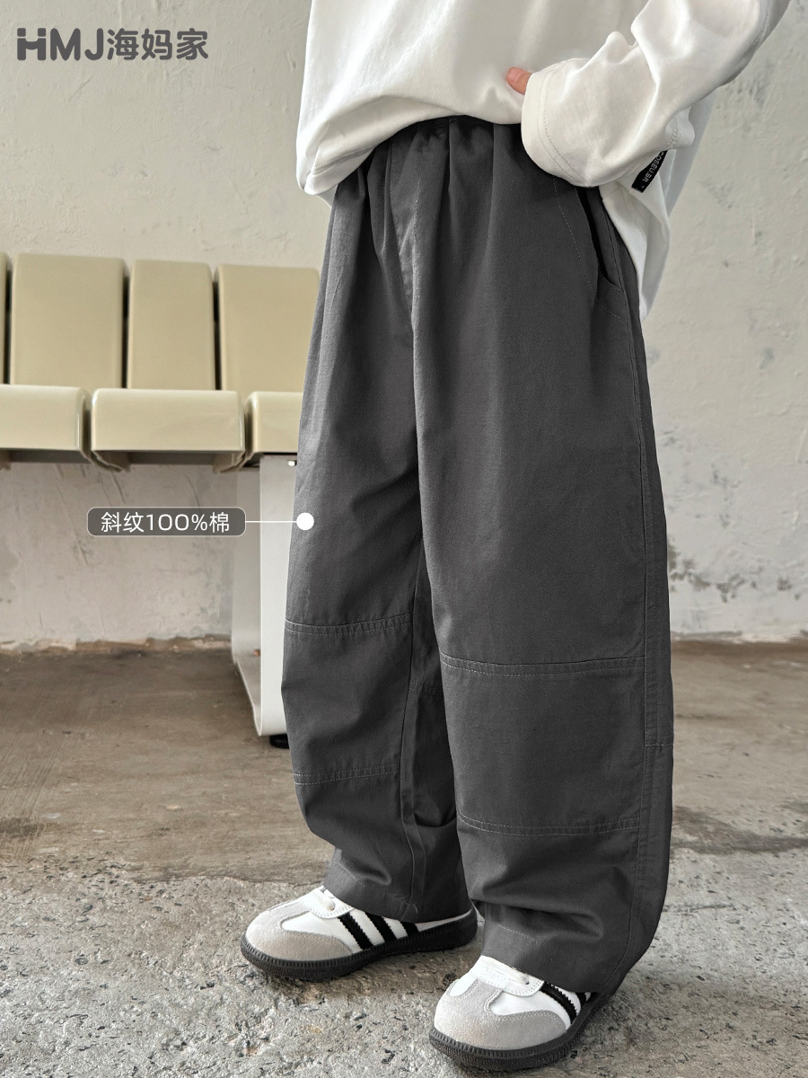 Autumn cotton children's trousers for boys
