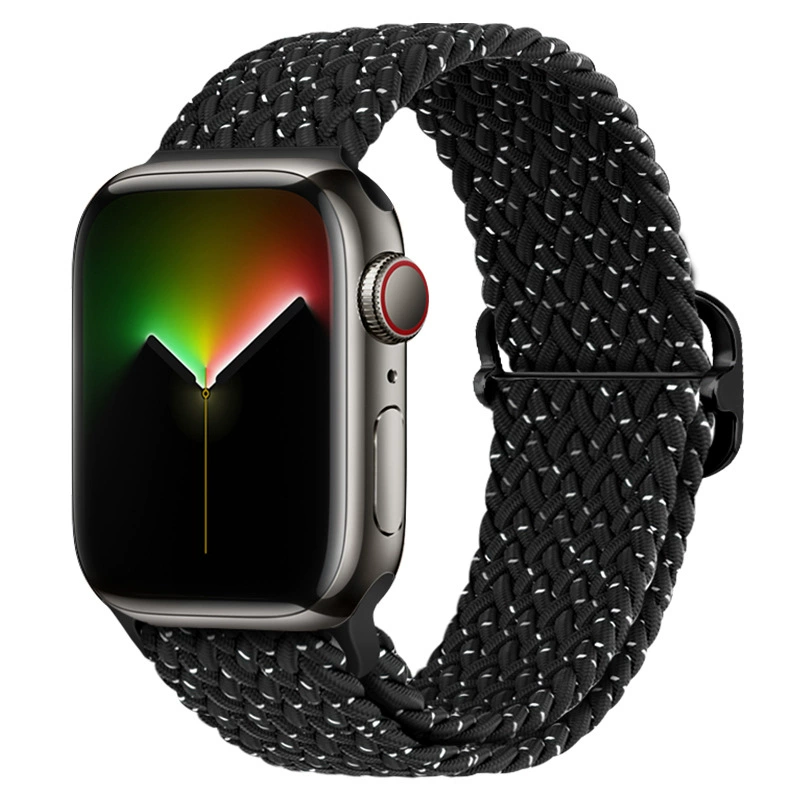 Смарт-ремешок Apple Watch подходит для Apple iWatch поколения 67891011 регулируемый нейлоновый переплетенный ремешок новый стиль