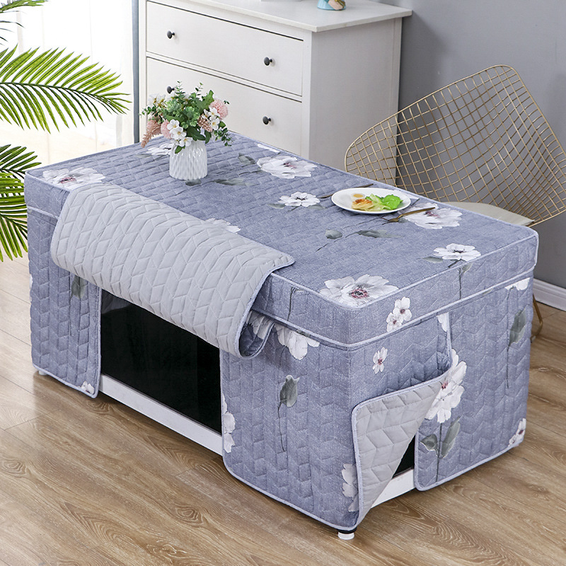 电炉罩烤火桌子罩家用长方形桌布套加厚冬季茶几电火套罩新款全包