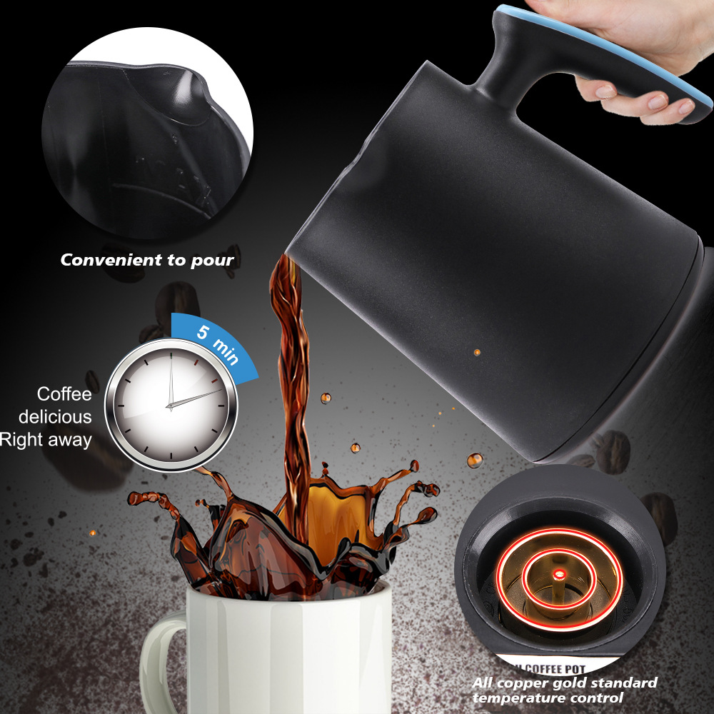 RAF European household heating coffee cup, new Turkish coffee pot, portable office coffee and tea maker_voghion.com