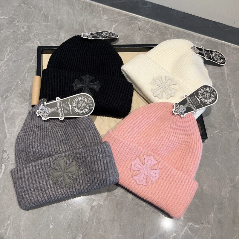 New Knitted Beanie Cross Trendy Brand European and American Cross-Border Knitted Hat Fashion Versatile Unisex Wool Hat Wholesale