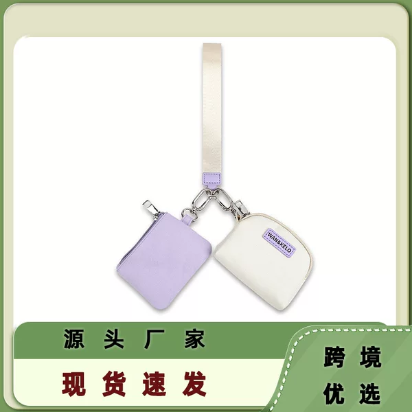 Cross-border New Hot Lulu Hand Bag Color-matching Simple Wrist Bag High-end Women's Bag Coin Purse