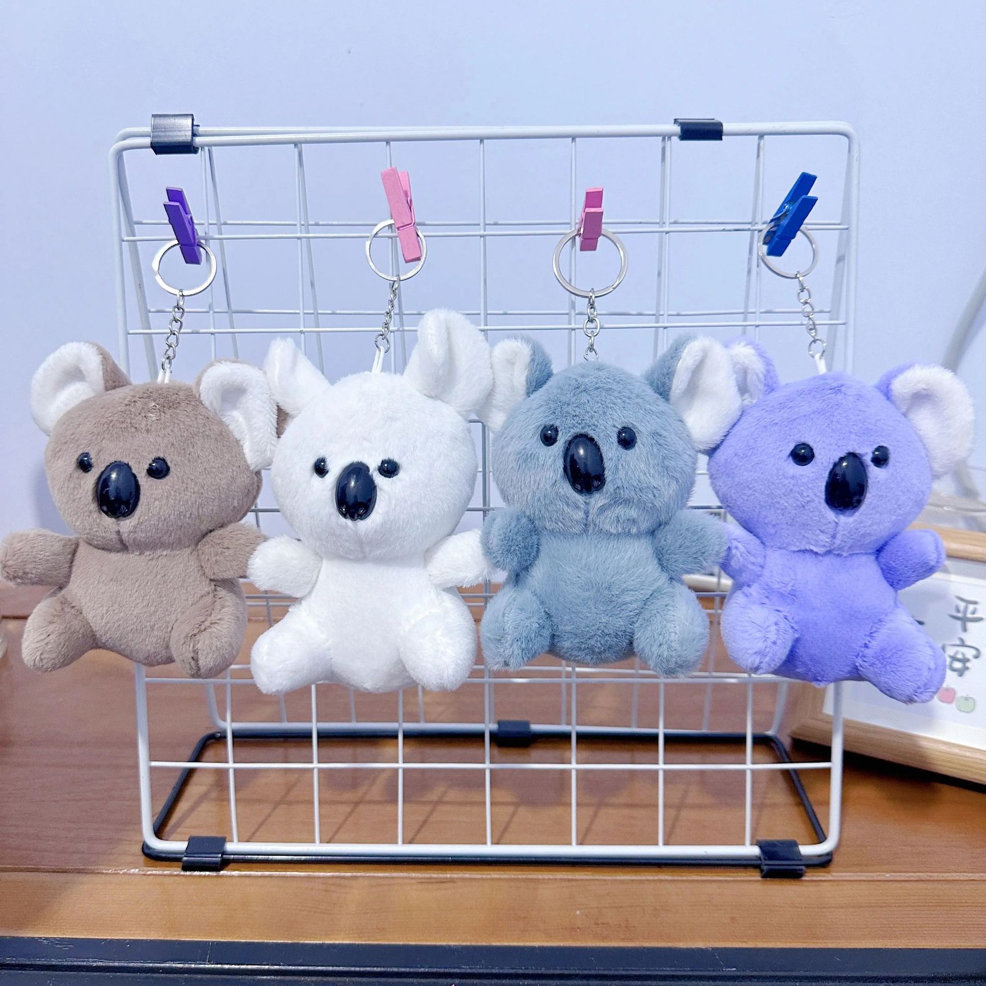 Cuatro pulgadas muñeca de peluche pequeño colgante muñeca llavero muñeca mochila colgante juguete de peluche regalo