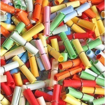 许愿瓶彩纸条心愿纸条幸运瓶爱情卷纸 彩色爱情卷纸 韩国彩色卷纸