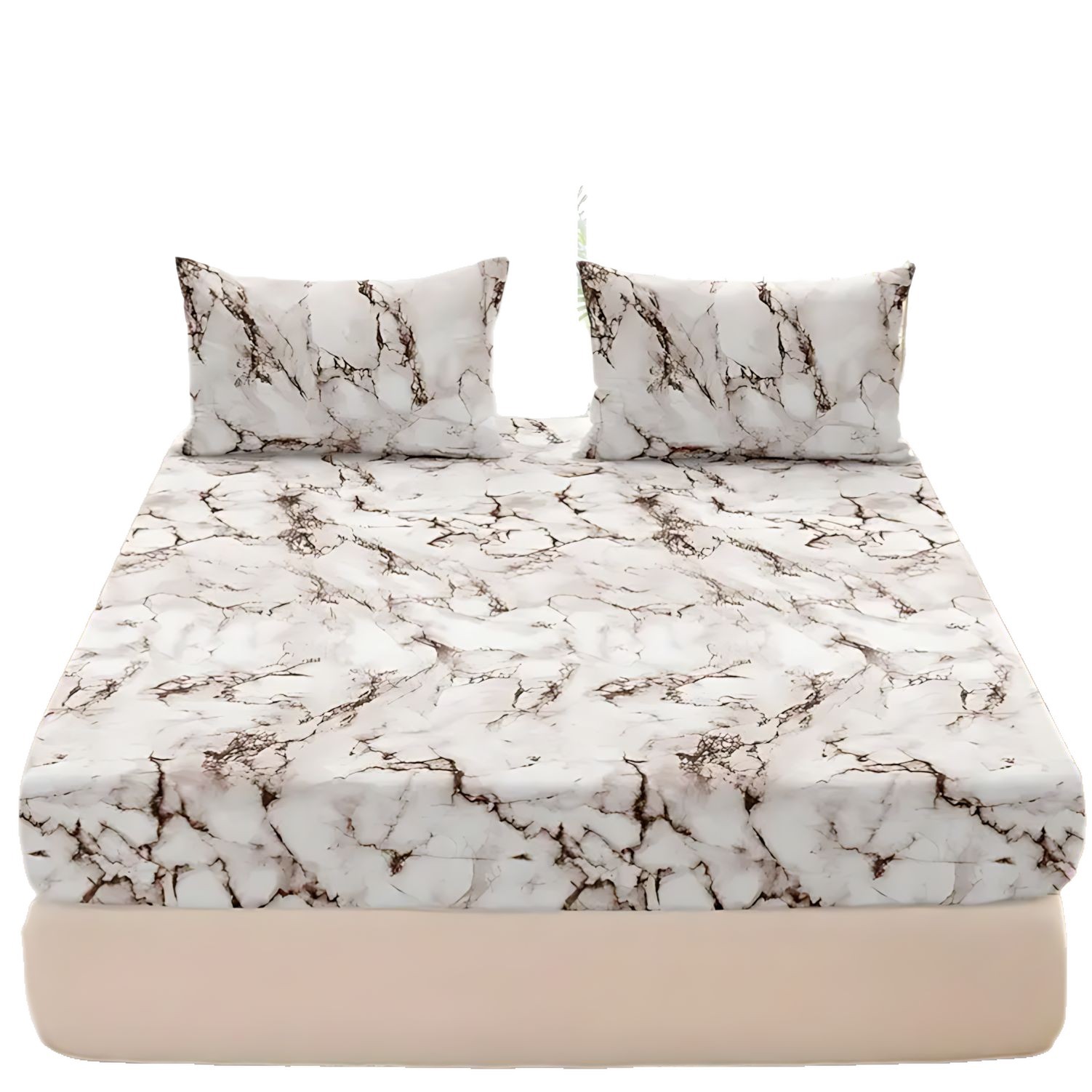 TEMU / JIT patrón de mármol 3D impresión digital transpirable cama Kasa Kit fuente fabricante puede hacer