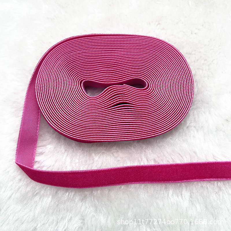 Fabricantes al por mayor 1CM hechos a mano embalaje de regalos de cinta de lana unilateral cinta de cebolla cinta de terciopelo decoración DIY