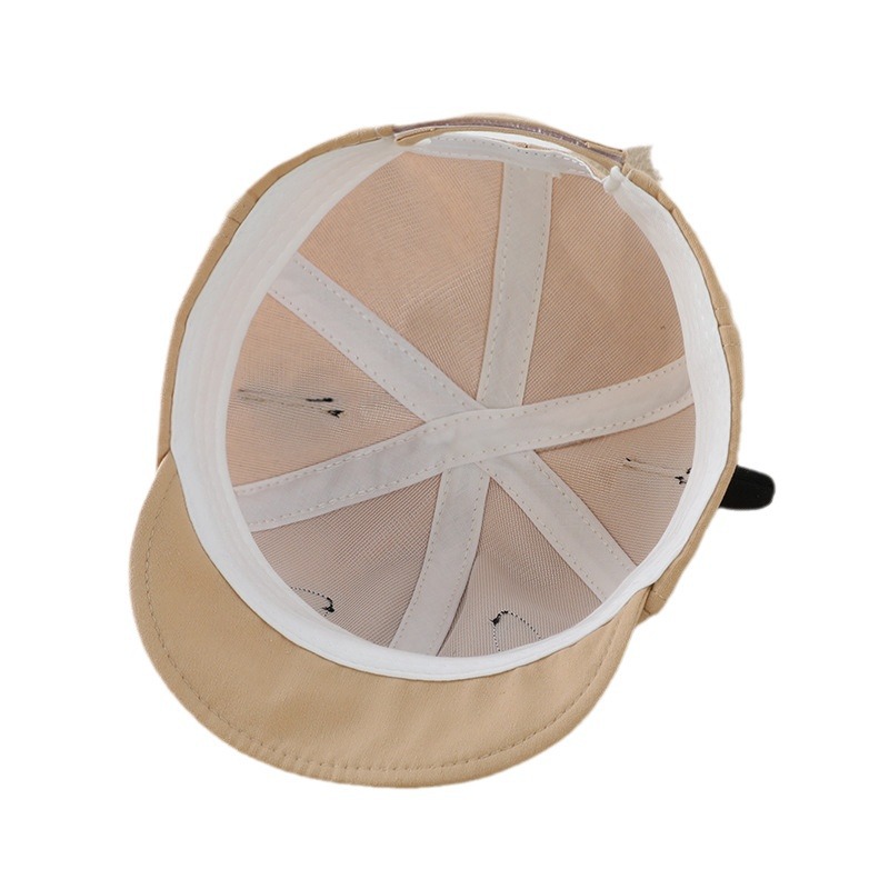 Sombreros para bebés primavera y otoño delgados para niños pequeños panda gorra de lengua de goma suave para niños gorra solar transpirable para bebés