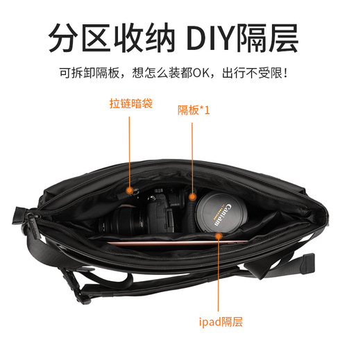 CADeN Carden Shoulder Camera Bag Canon Portable Outdoor Photography Bag Sony Mirrorless Crossbody Waterproof SLR Bag