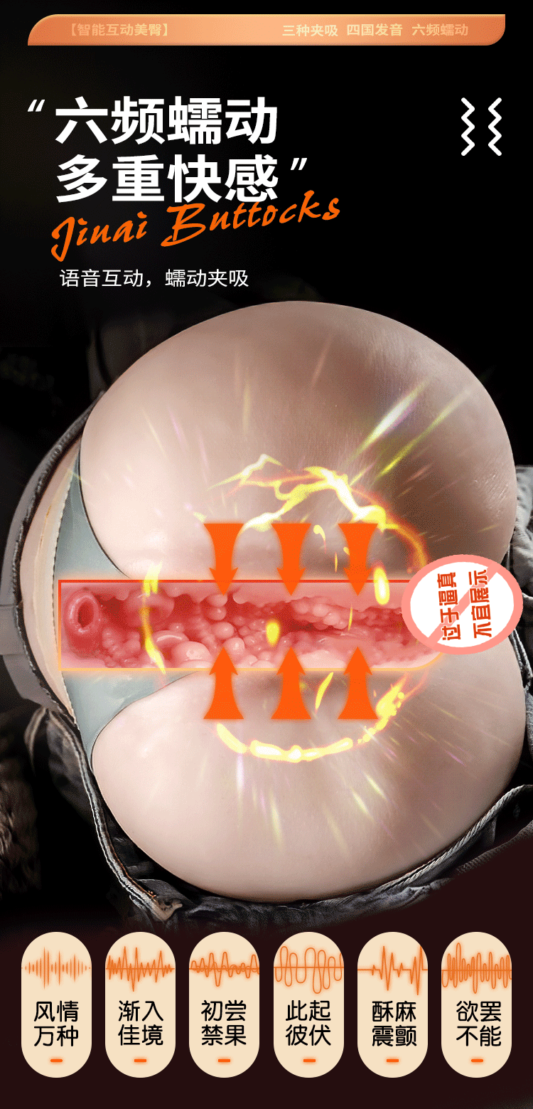 Jiuai Mana Yuko Half-body Inflatable Doll with Realistic TPE Buttocks Masturbator — detail image 5