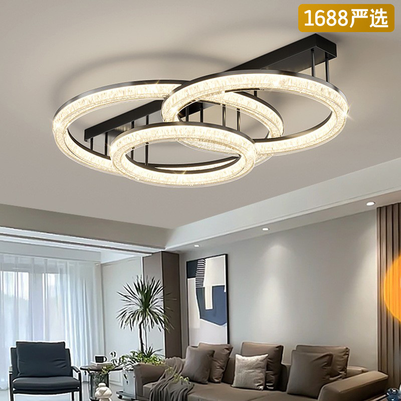 [Selección estricta] sala de estar minimalista italiana atmósfera doméstica de espectro completo para proteger los ojos en 2025 nuevo techo moderno y simple