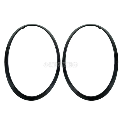 Light frame – frame 51137300631 51137300632 - a-pair-of-glossy-black-headlight-frames