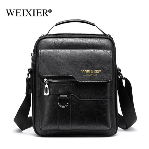 Men's Crossbody Bag High-End Men's Single Shoulder Bag Retro Business Backpack Men's Bag Casual Crossbody Bag Single Shoulder Bag