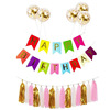 Swallowtail Banner Calls Banner Sequenant HAPPY BIRTHDAY birthday party background wall dress