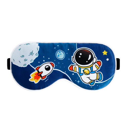 Mumeng steam eye mask for students lunch break parent-child style for adults and children breathable silk sleep light-blocking eye mask