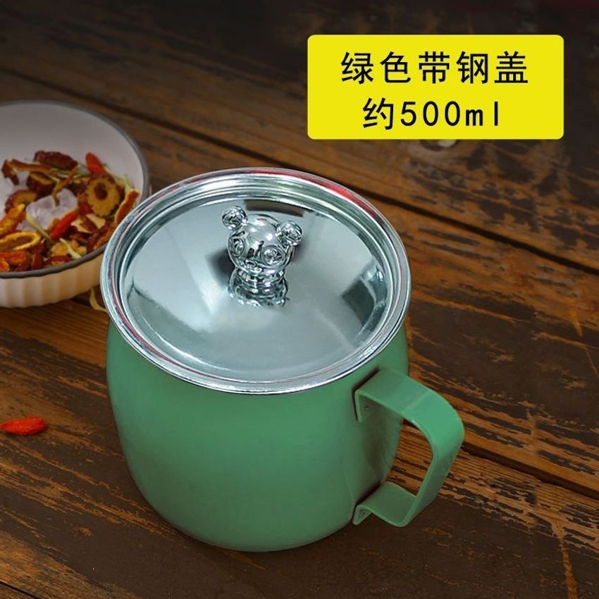 Taza de Acero Inoxidable con Filtro y Asa Resistente a Caídas para Té y Agua Oficina y Hogar
