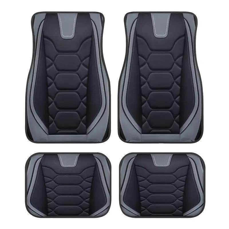 TEMU retro estilo nórdico alfombra de pie de coche alfombra de cuatro piezas tapete resistente a las manchas almohadilla de pie Amazon TEMU al por mayor
