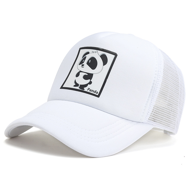 Panda Baseball Cap Weiblich Sonnenschutz Schatten Mode Cartoon Netz Cap Entenmütze Kappe Druck Sommer Outdoor Männlich Tier_voghion.com