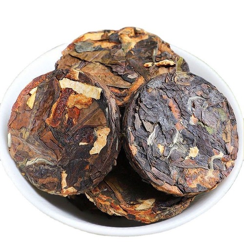 New Product: Fujian Pu-erh White Tea, Aged Tangerine Peel Pu-erh, Fuding Aged White Tea, Old Tangerine Peel Pu-erh, Aged Gòngméi Shòuméi Tea Leaves, 1 Pound Wholesale Price
