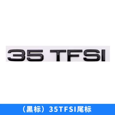 Audi black car emblem, A3, A5, Car logo - standard-35tfsi