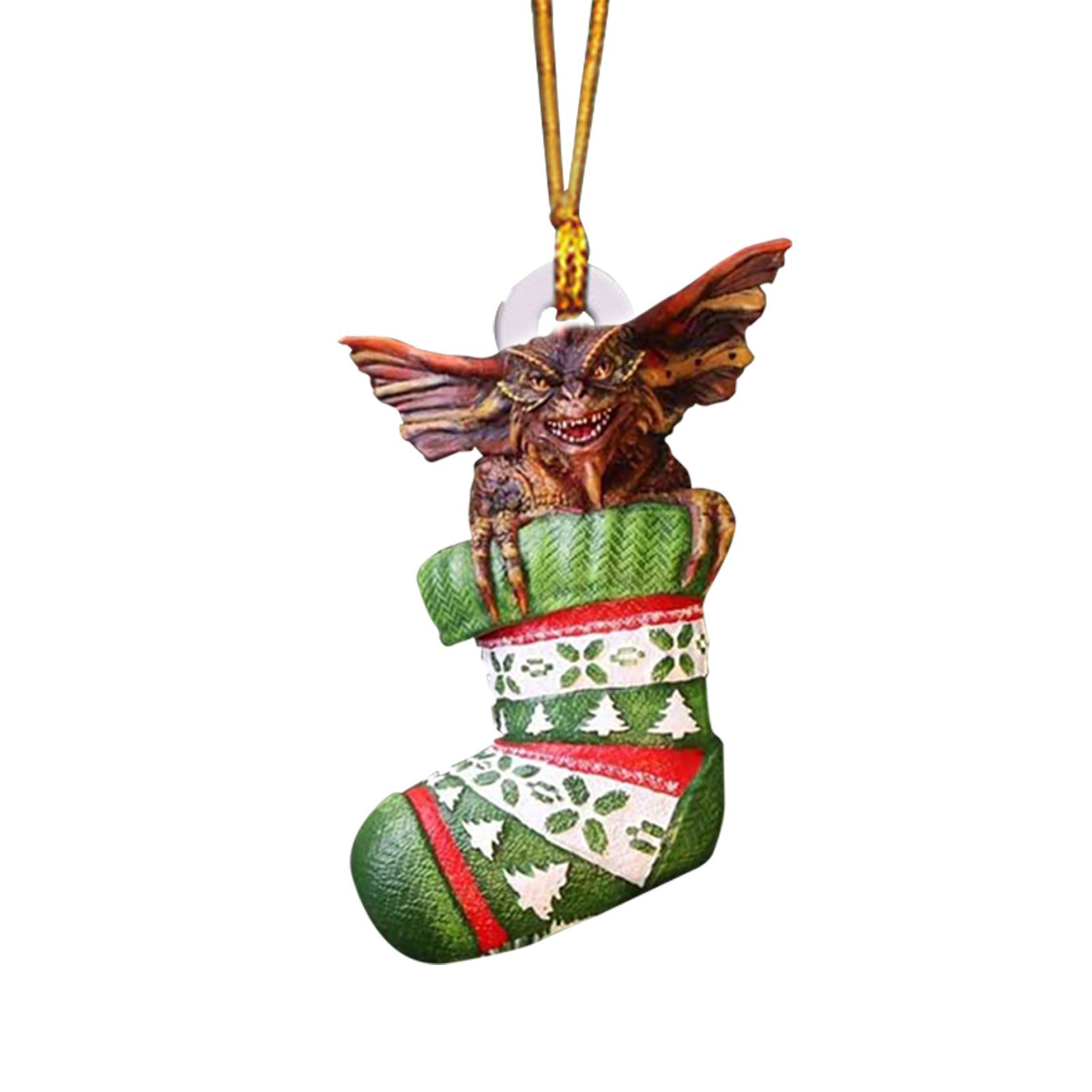 2022 Transfronterizo Nuevo Lindo Navidad Medias Perro Flying Dragon Decoraciones Coche Mochila Colgante Decoración Del Hogar Adorno display picture 3