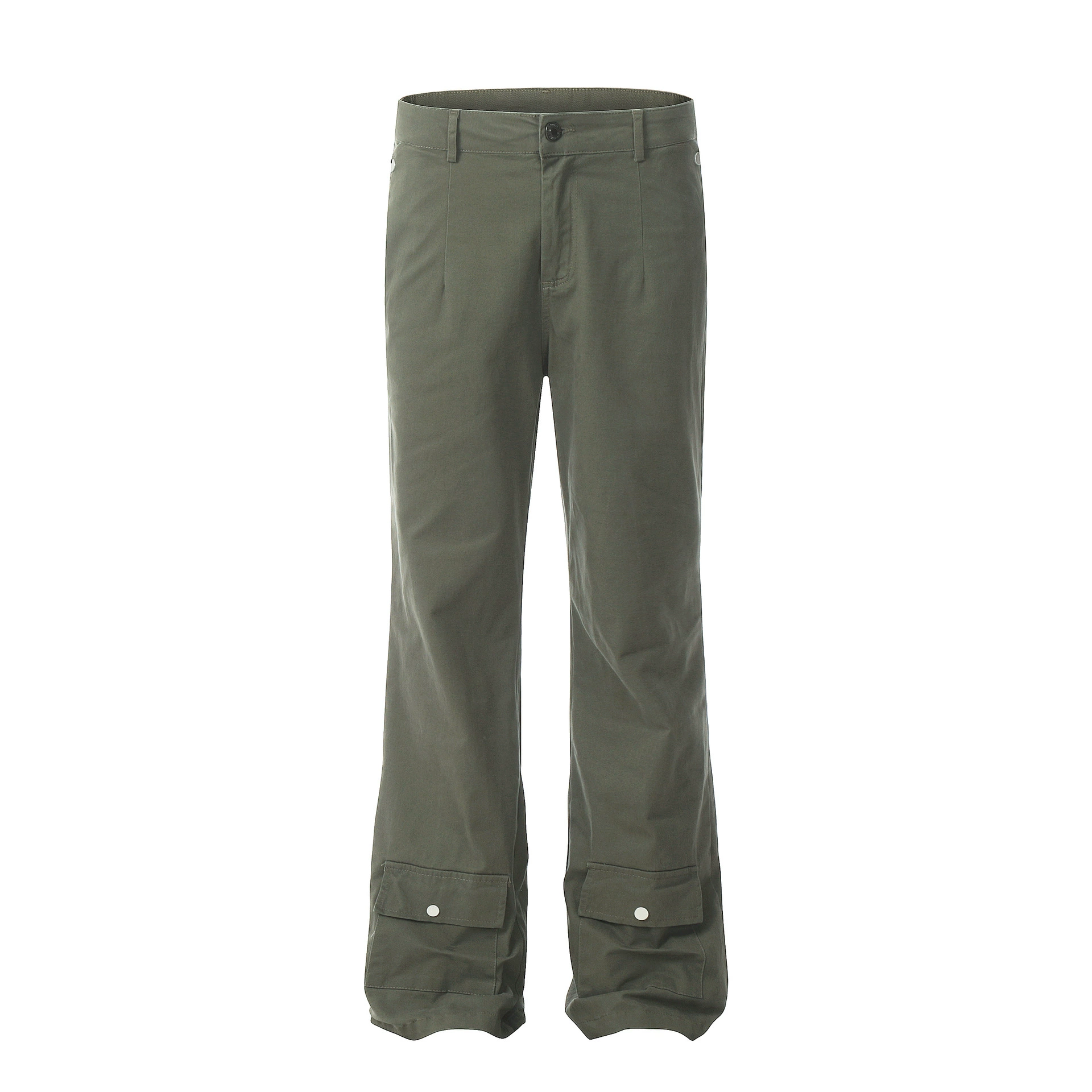 OREETA 丨 Street Tide DESING Lippy Pants Foot American Workers Together 2024 Tide Straight Tube Slim Slim Pants Male