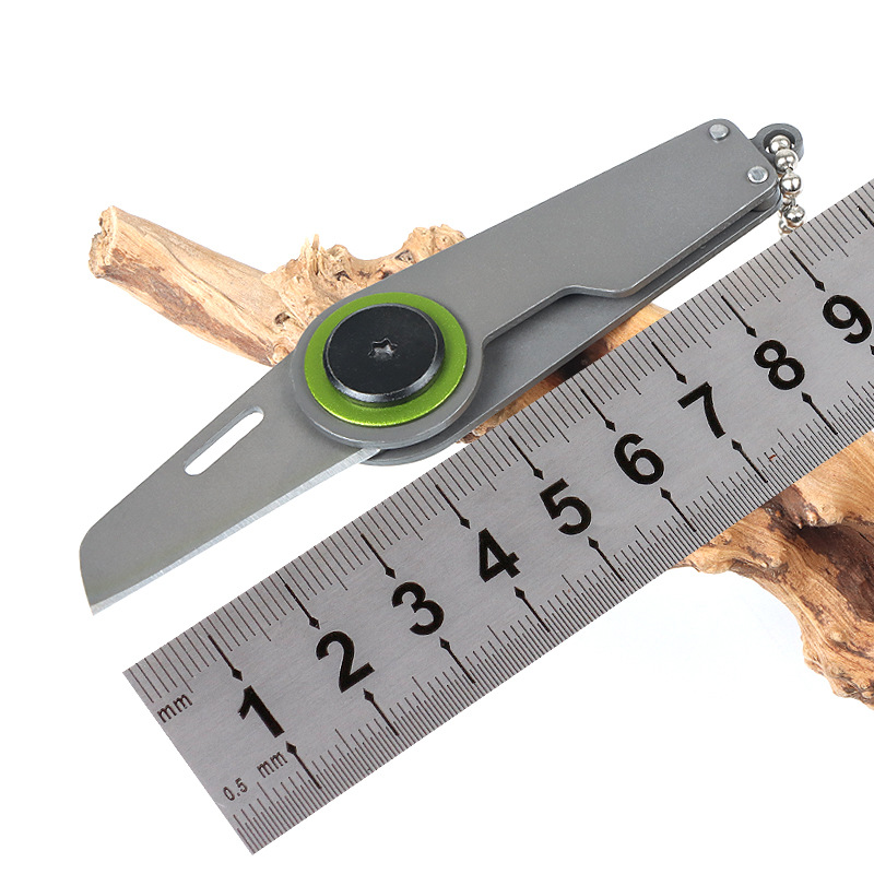 户外迷你小折叠刀防身刀具钥匙扣小刀水果刀便携折刀阳江刀具代发