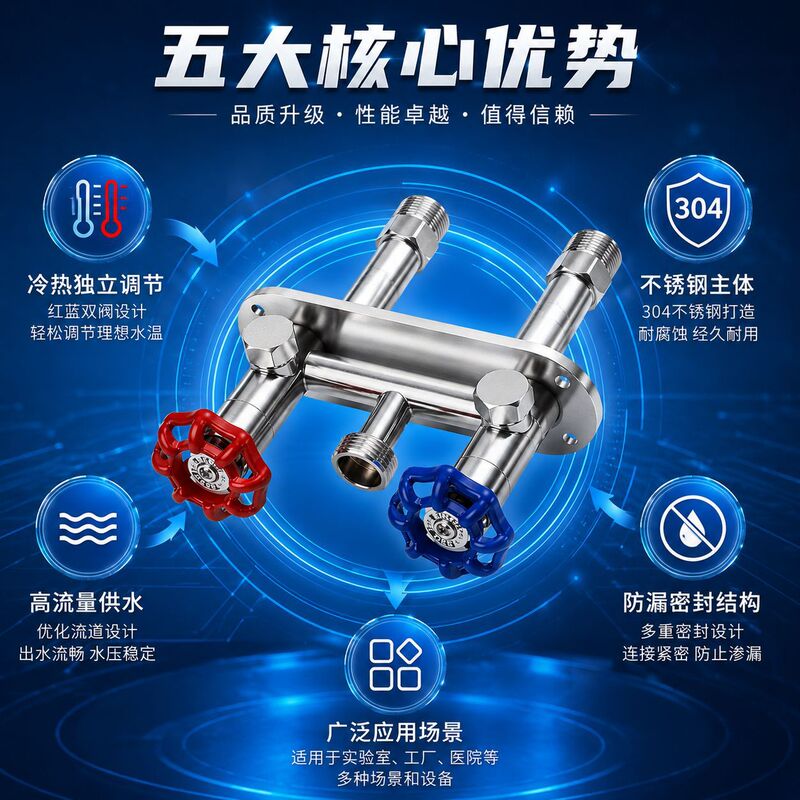 Cross-Border Independent Website Frost-Free Outdoor Faucets Supply Hot and Cold Outdoor Faucets and Outdoor Frost-Free Anti-Freeze Valves Cross-Border Independent Website Frost-Free Outdoor Faucets Supply Hot and Cold Outdoor Faucets and Outdoor Frost-Free Anti-Freeze Valves