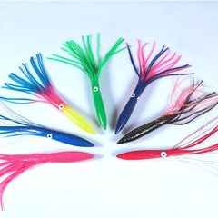 Northward-bound Multi-Color Octopus Soft Lure, 30cm / 39g; Squid-Imitating Bait with Double Eyes, Hollow Octopus-style Lure—Factory Wholesale