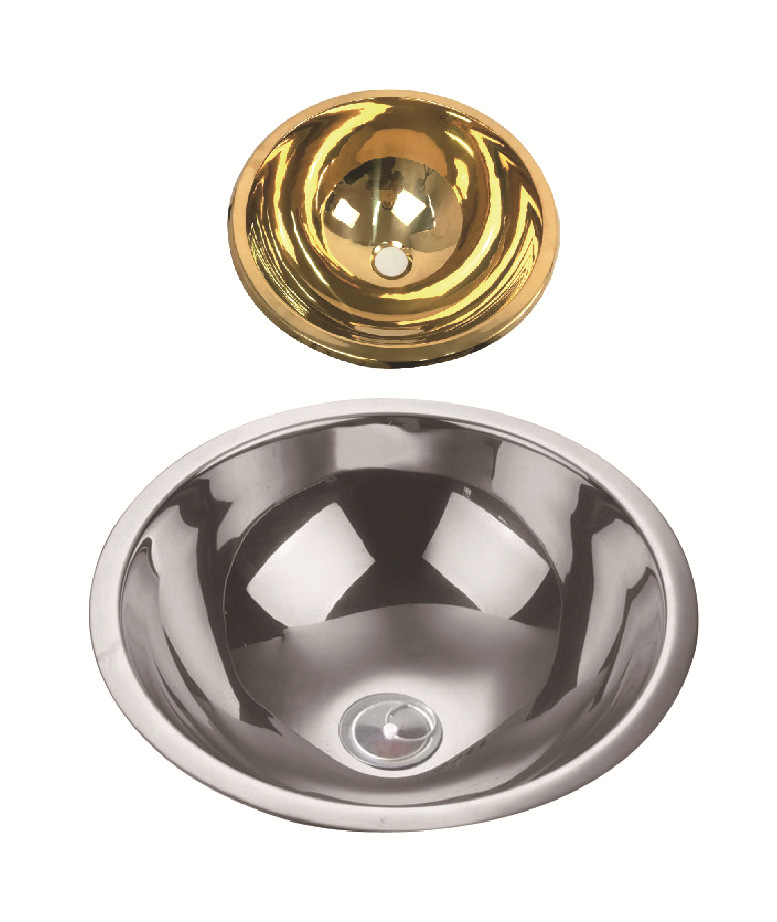 Venta directa de fábrica RV Acero inoxidable Fregadero dorado Yate Fregadero dorado RV Guangrun Accesorios de cocina y baño GR-560