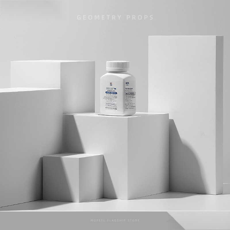 Geometric Object Decoration Background Image Detail Photo Photography Geometric Object White Cube Display Stand Three-Dimensional