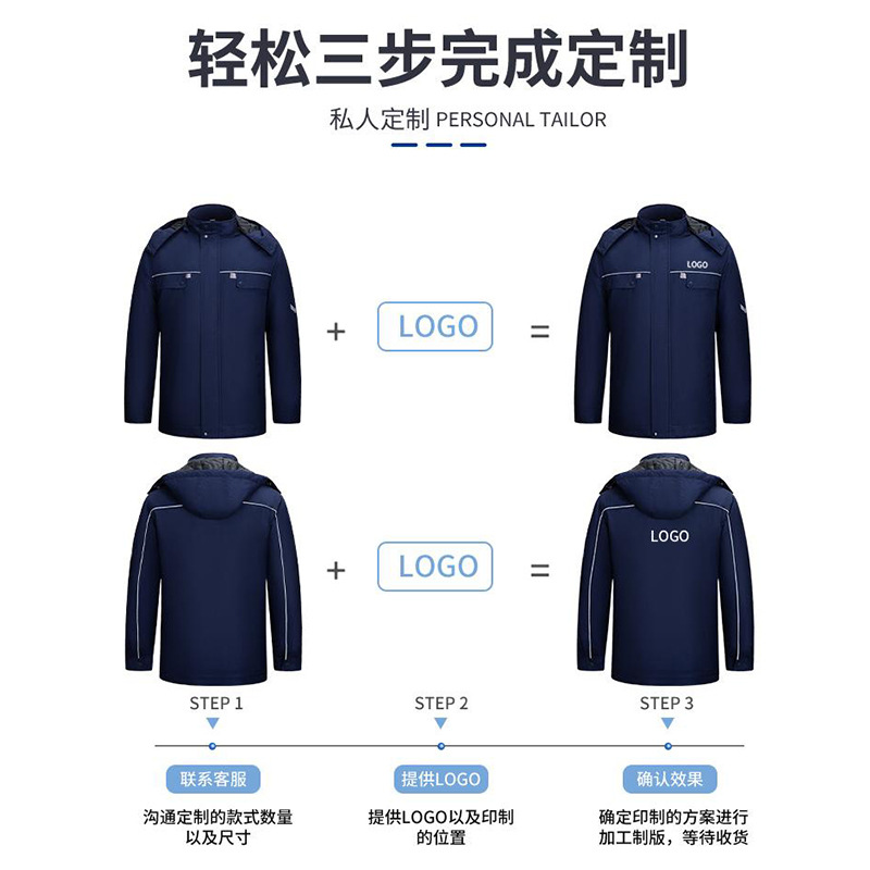 Invierno chaqueta de algodón de invierno protección laboral ropa de fábrica chaqueta hombre sucia resistencia al desgaste ropa de algodón gruesa personalizada