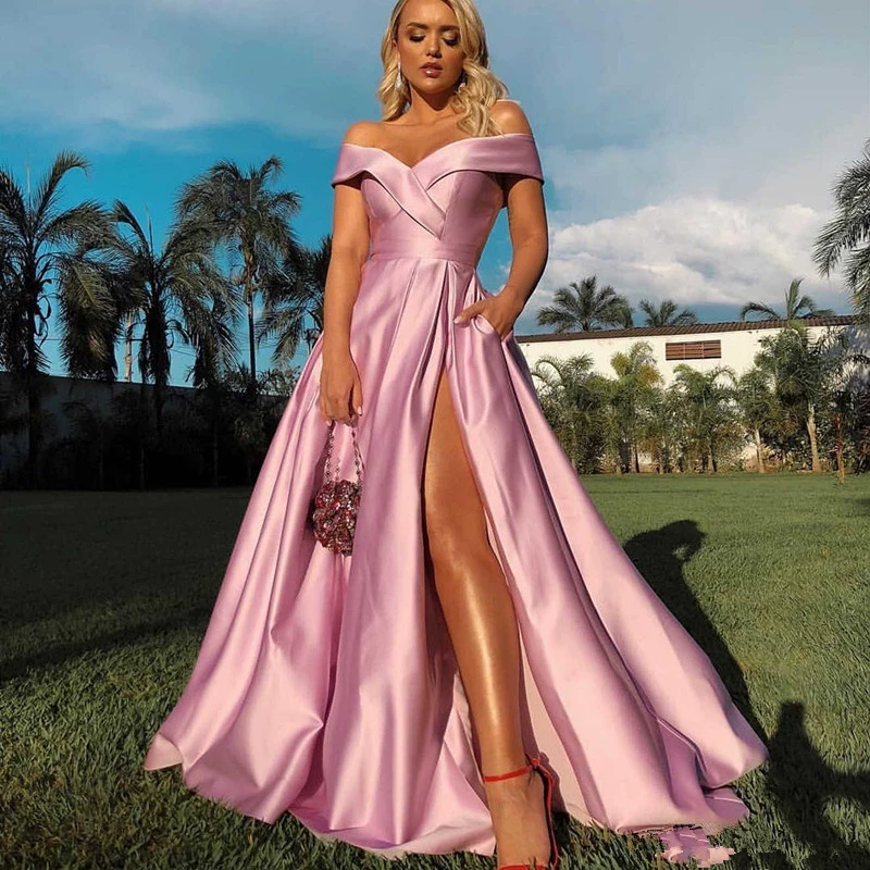 Sexy elegant evening dress, European style, Amazon, wish, V-образный вырез, на заказ