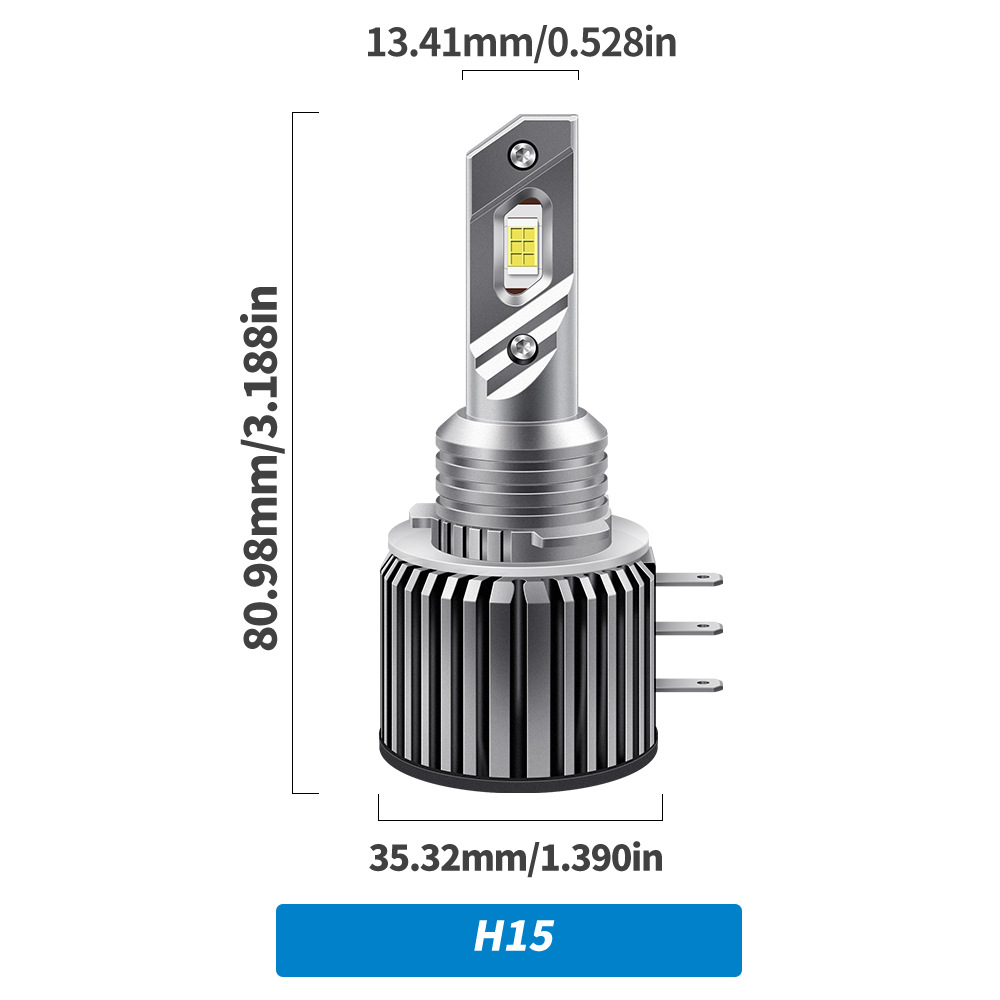 H15 lámpara de coche directamente enchufada en una decodificación de explorador afilado Golf Tuan descubierto Shenhang automóvil faro LED image 6