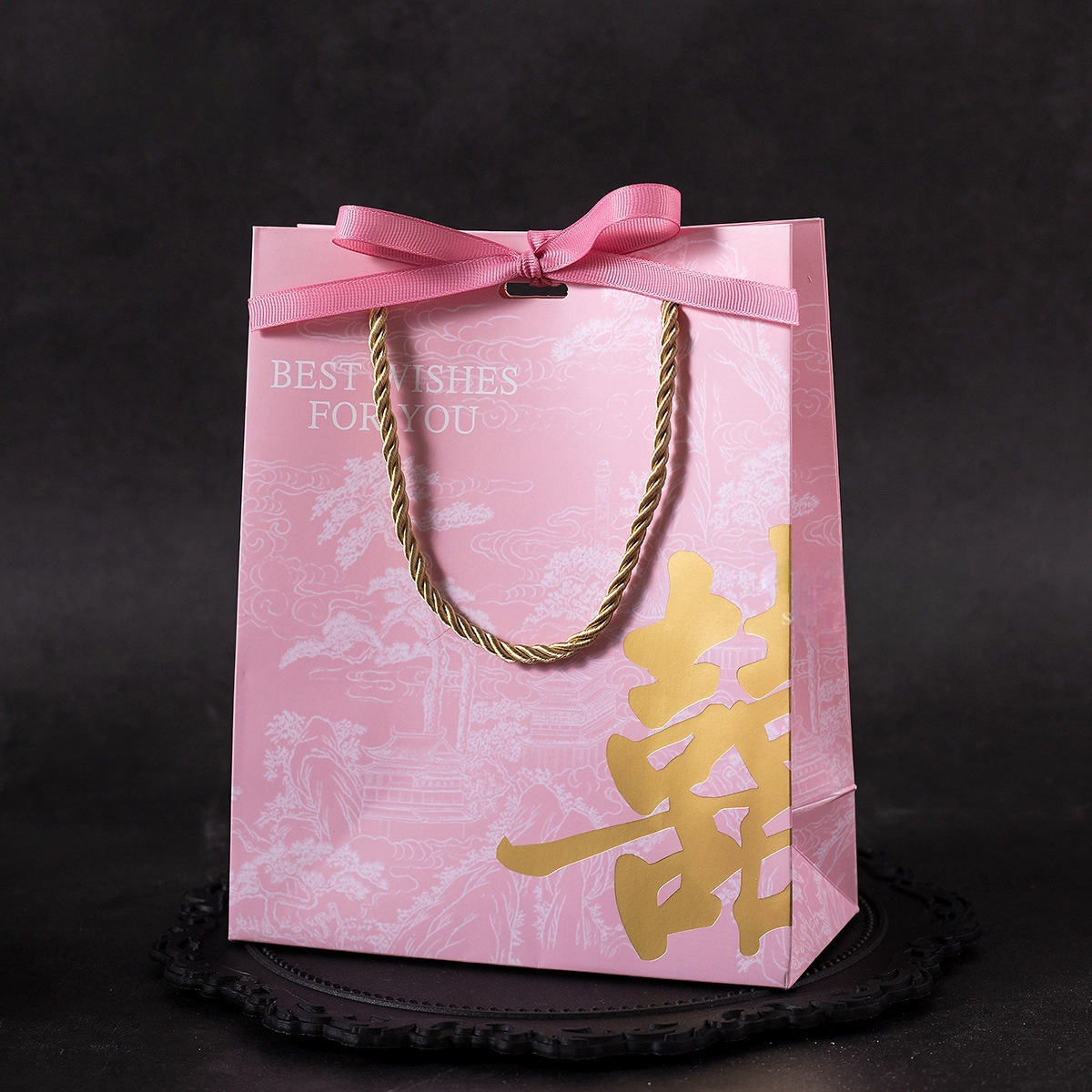 Pink handbag [xf051]