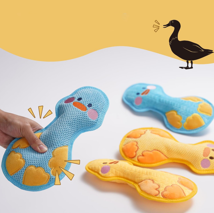 Amazon Hot Duck Screaming Dog Jugues Resistente al Rasguero Jugues de peluche de mascotas Jugues de perros no pueden morder image 5
