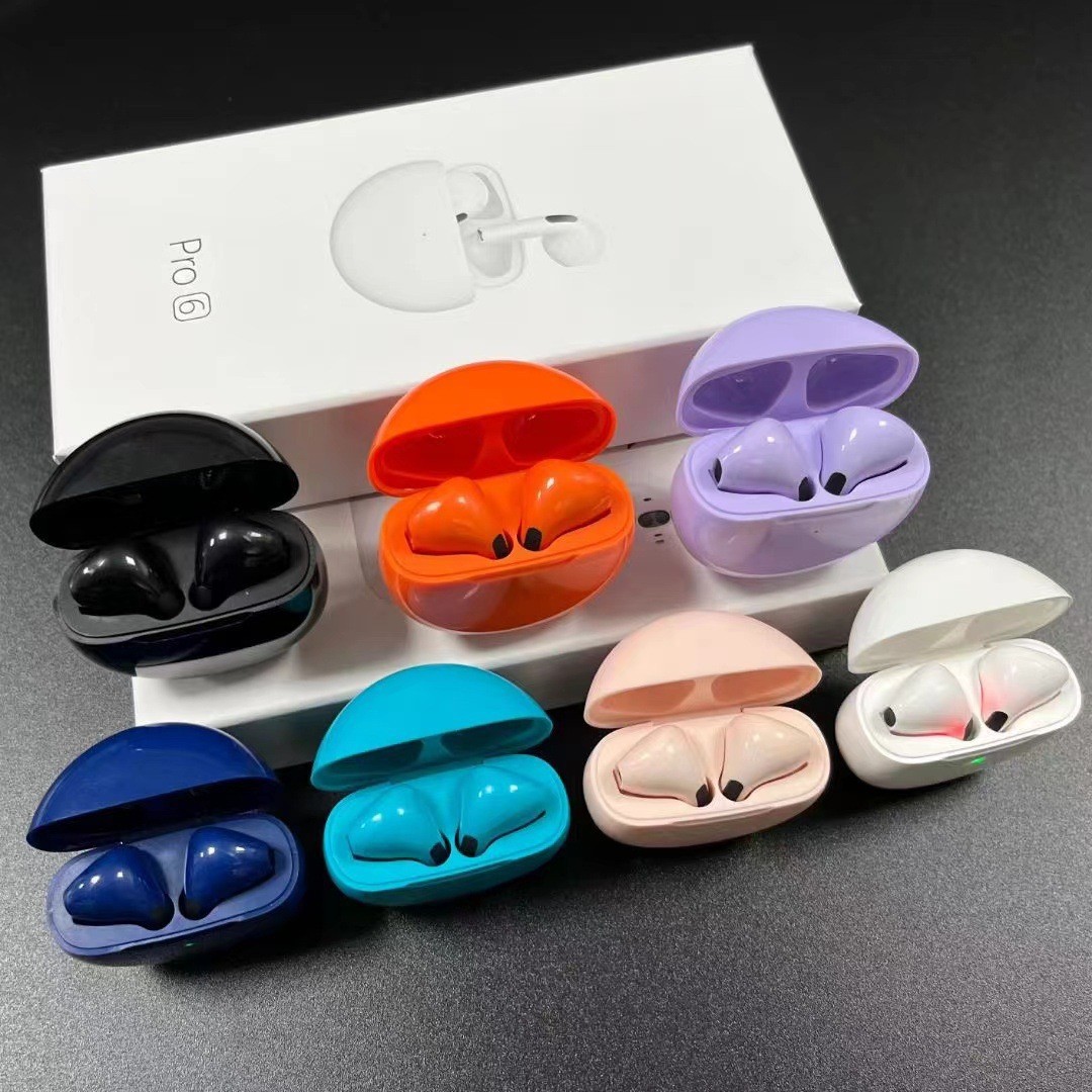 Pro4 Auriculares Bluetooth de cuarta generación pro6 Reducción de ruido renombrado posicionamiento inalámbrico tws Auriculares Bluetooth mini pro5 J6