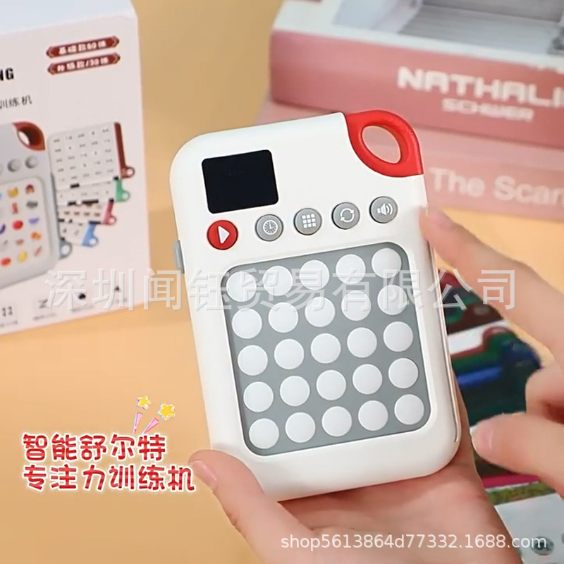 知能舒特方眼訓練革新思考視聴三次元立体訓練器児童知育早教玩具|undefined