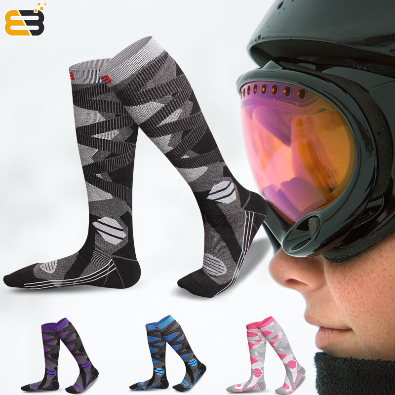Professional Ski Socks Children's Men's and Women's Snowboard Double-Board Warm Long-Barrel Mountain Sports Quick-Drying Winter Thickened Snow Socks Professional Ski Socks Children's Men's and Women's Snowboard Double-Board Warm Long-Barrel Mountain Sports Quick-Drying Winter Thickened Snow Socks
