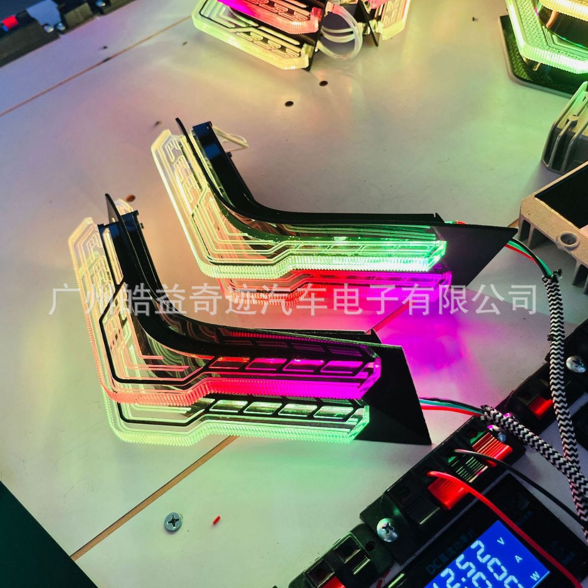 Nueva lámpara de esquina de diamante 5D PMMA guía de luz simple luz de dirección blanca Nueva lámpara de esquina de diamante 5D