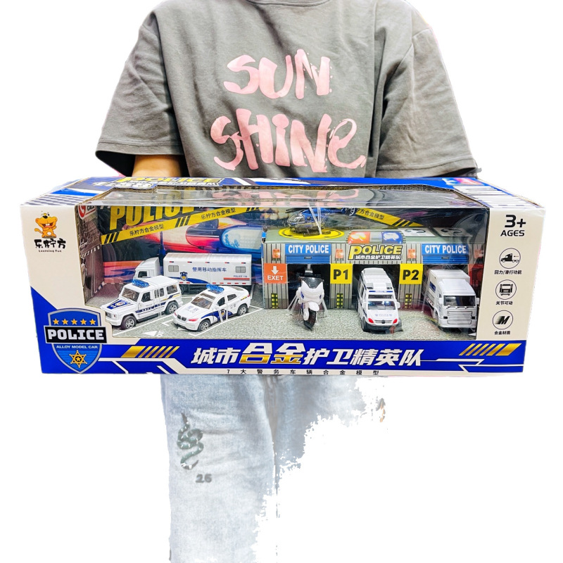 Lelingfang ミニ合金モデルシミュレーションカーモデルパトカーシティ合金大型トラック子供のおもちゃ男の子|undefined