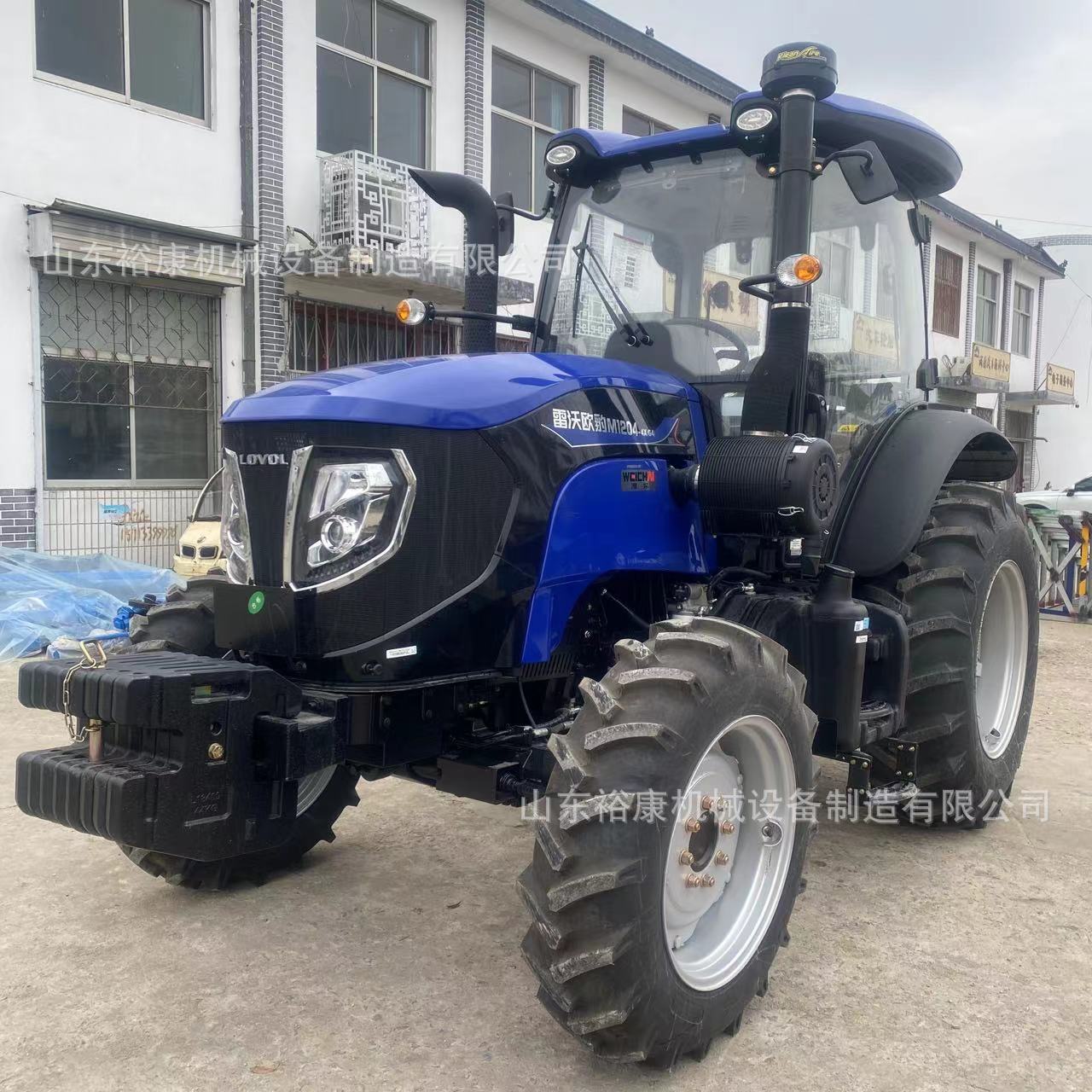 雷沃欧豹M1204-4X(G4)农用四驱拖拉机犁地旋耕机出口1204拖拉机