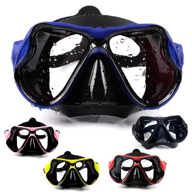 Adult children diving supplies professional swimming snorkeling goggles mask