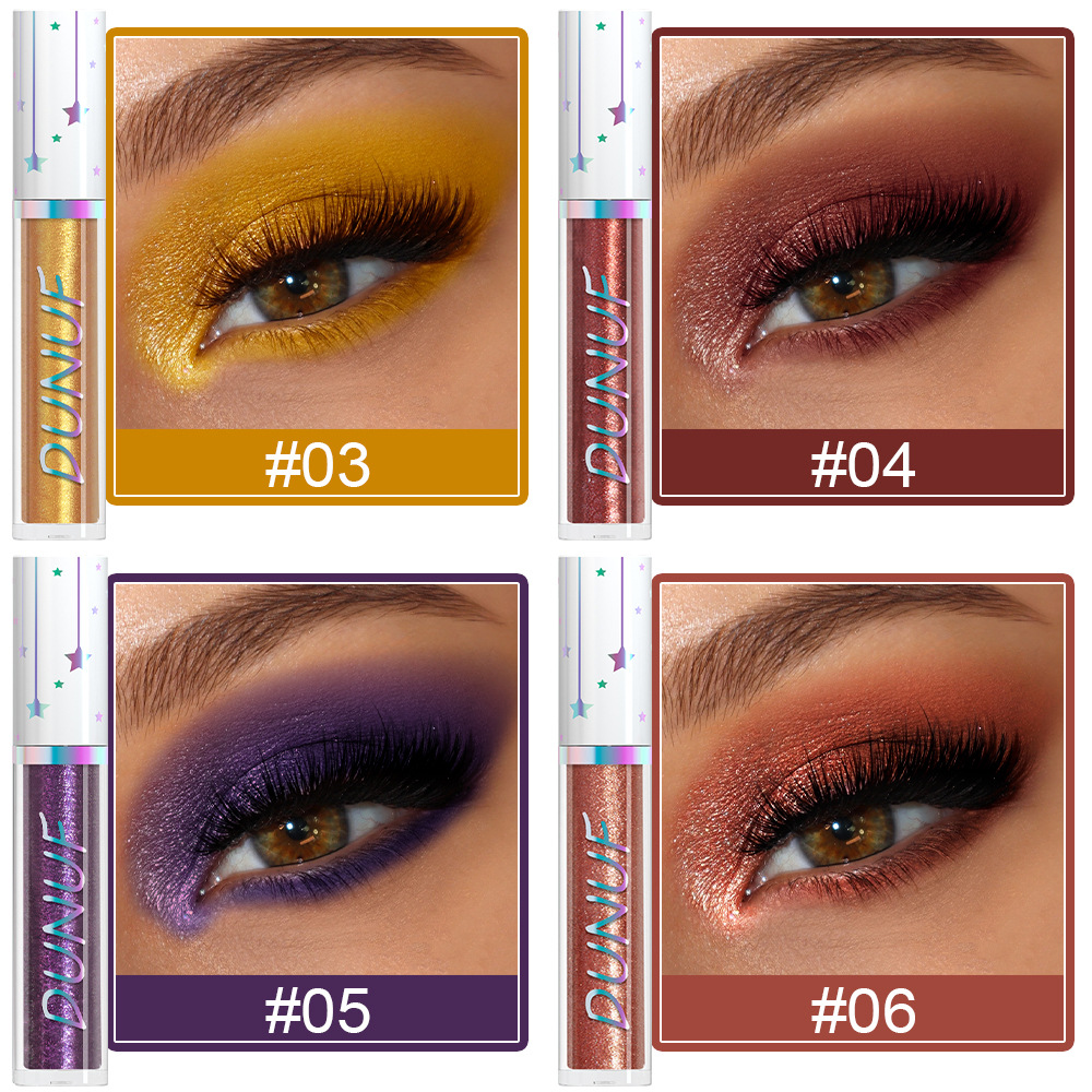 DUNUF 24-color liquid water-based eyeshadow with pearlescent long-lasting water resistance. Check it out! Disclaimer for links undefined