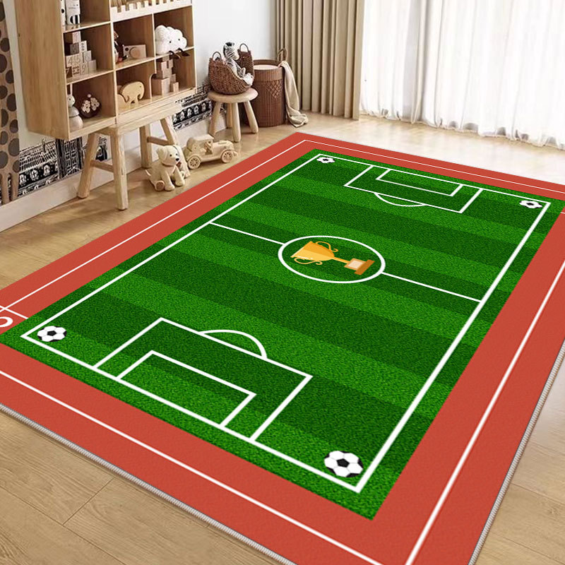 Amazonas alfombra de campo de fútbol alfombra de sala de estar alfombra de cama alfombra de campo de juego interior alfombra de campo de campo verde alfombra