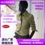 跨境双口袋爆款翻领短外套