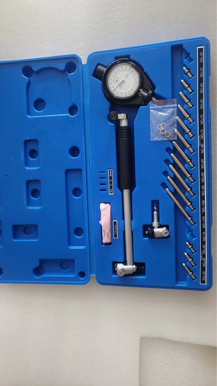 2件套内径千分表公制35-160套装量缸表英制1.4-6寸
