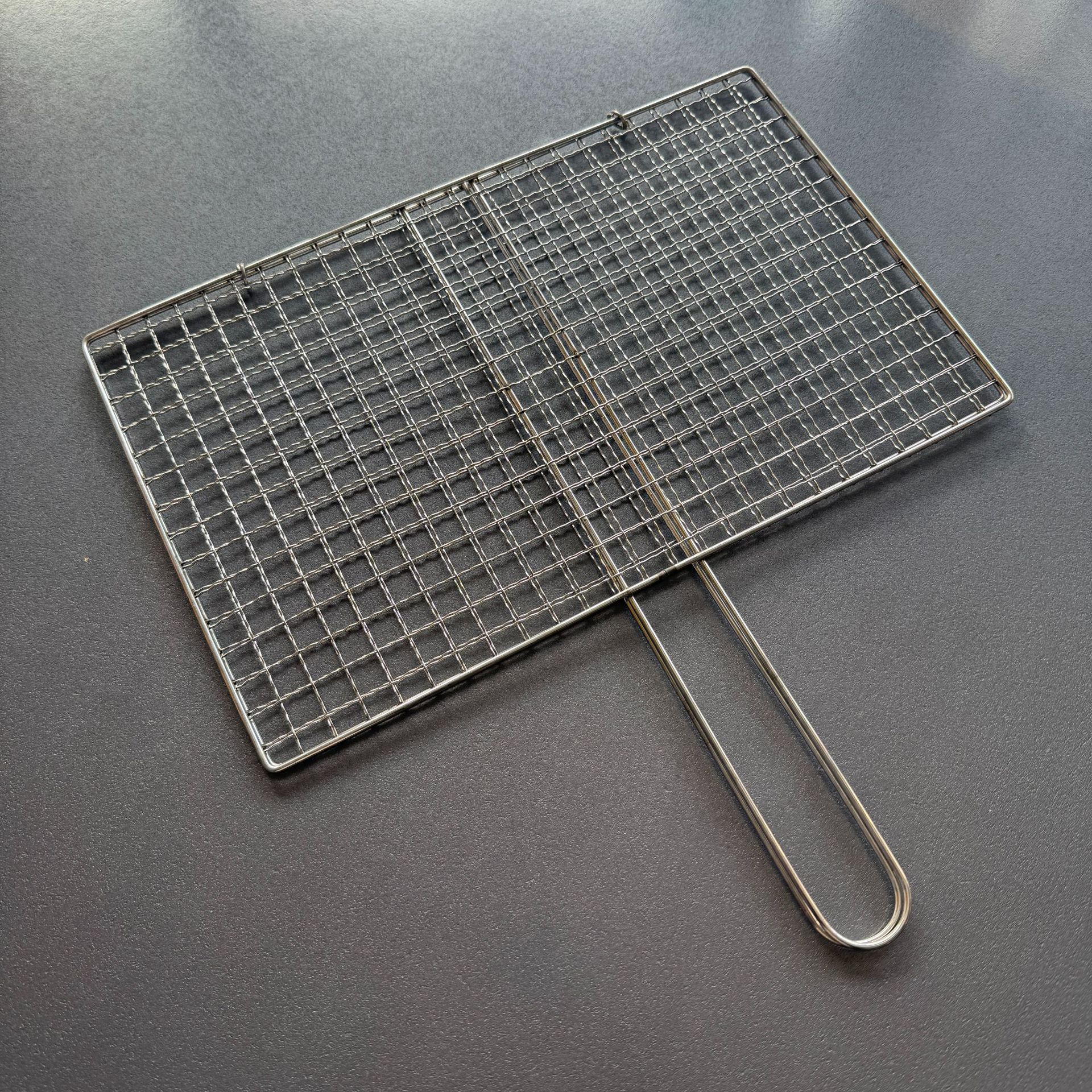 Pinza de Red para Barbacoa Doble Capa de Acero Inoxidable, Fácil de Limpiar image 8